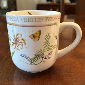 Hallmark Marjolein Bastin Wildflower Meadow 3 1/4" Coffee Tea  Mug Cup